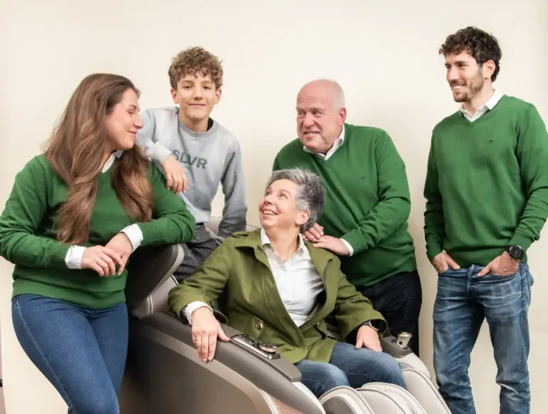 Elisabeth Lang-Kouba mit Familie